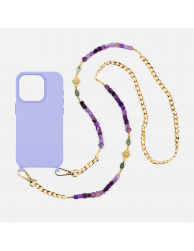 Coque Lavender + Chaîne Collier JUHU Iris le concept de la Pate a emporter 