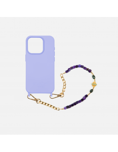 Coque Lavender + Chaîne Collier JUHU Court Iris 2023