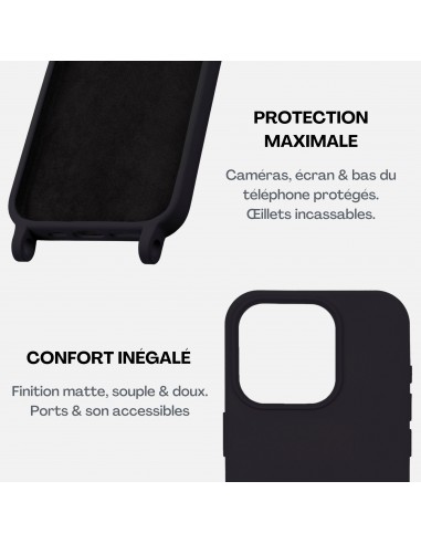 Coque Noir + Mel Cuir Long Sauge commande en ligne