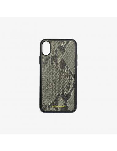 COQUE IPHONE XR GRIS ÉCAILLES en linge