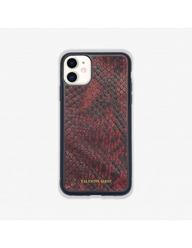 COQUE IPHONE 11 BORDEAUX ÉCAILLES france